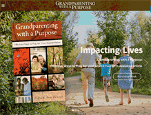 Tablet Screenshot of grandparentingwithapurpose.com